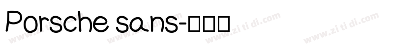 Porsche sans字体转换